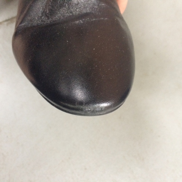 L'intervalle Black Leather Ankle Boots - Picture 5 of 7